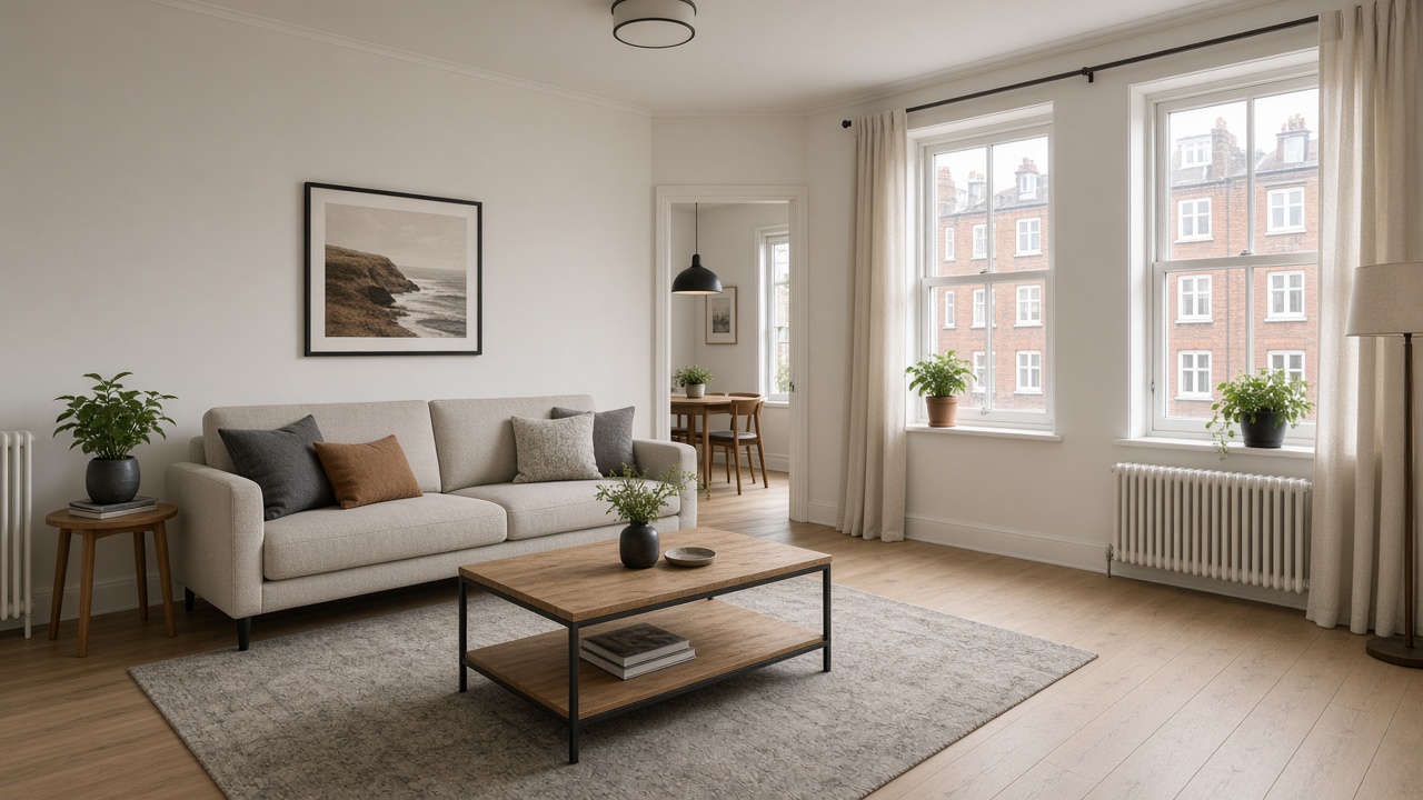 Bright apartment interior